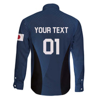 Custom Japan Football Family Matching Off The Shoulder Long Sleeve Dress and Hawaiian Shirt Come On Young Nadeshiko - Wonder Print Shop