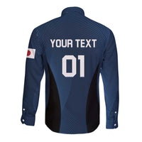 Custom Japan Football Long Sleeve Button Shirt Come On Young Nadeshiko - Wonder Print Shop