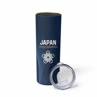 Custom Japan Football Skinny Tumbler Come On Young Nadeshiko - Wonder Print Shop
