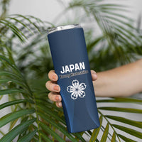 Custom Japan Football Skinny Tumbler Come On Young Nadeshiko - Wonder Print Shop
