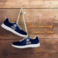 Custom Japan Football Sneakers Come On Young Nadeshiko - Wonder Print Shop