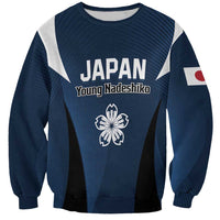 Custom Japan Football Sweatshirt Come On Young Nadeshiko - Wonder Print Shop