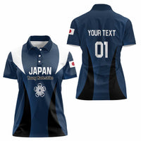 Custom Japan Football Women Polo Shirt Come On Young Nadeshiko - Wonder Print Shop