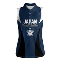 Custom Japan Football Women Sleeveless Polo Shirt Come On Young Nadeshiko - Wonder Print Shop