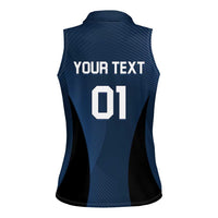 Custom Japan Football Women Sleeveless Polo Shirt Come On Young Nadeshiko - Wonder Print Shop