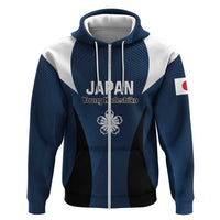 Custom Japan Football Zip Hoodie Come On Young Nadeshiko - Wonder Print Shop