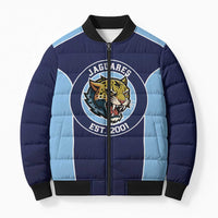 Jaguares El Salvador Rugby Custom Bomber Puffer Jacket JagsUp - Wonder Print Shop
