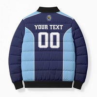 Jaguares El Salvador Rugby Custom Bomber Puffer Jacket JagsUp - Wonder Print Shop