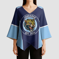 Jaguares El Salvador Rugby Custom Kimono Sleeve Blouse JagsUp - Wonder Print Shop