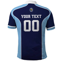 Jaguares El Salvador Rugby Custom Polo Shirt JagsUp - Wonder Print Shop