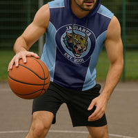 Jaguares El Salvador Rugby Custom Sleeveless Hoodie JagsUp - Wonder Print Shop