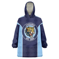 Jaguares El Salvador Rugby Custom Wearable Blanket Hoodie JagsUp - Wonder Print Shop