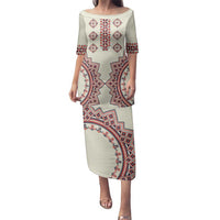 Romanian Traditional Pattern Family Matching Puletasi and Hawaiian Shirt Unique - Wonder Print Shop