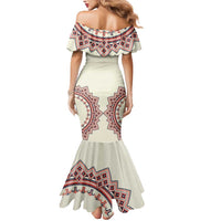Romanian Traditional Pattern Mermaid Dress Unique - Wonder Print Shop