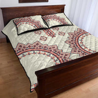 Romanian Traditional Pattern Quilt Bed Set Unique - Wonder Print Shop