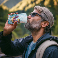 Hawaii Flamingo 4 in 1 Can Cooler Tumbler Plumeria Tropical Beach - Wonder Print Shop