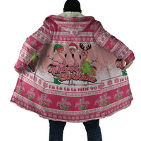 Flamingo Pink Christmas Cloak Fa La La La Min Go - Wonder Print Shop