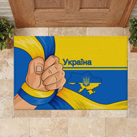 Ukraine Unity Day Rubber Doormat Ukrainian Unification Act - Wonder Print Shop