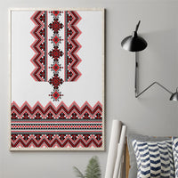 Ukraine Folk Pattern Canvas Wall Art Ukrainian Traditional Version - Wonder Print Shop