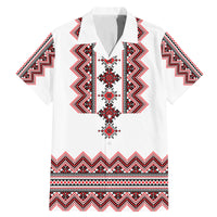 Ukraine Folk Pattern Family Matching Mermaid Dress and Hawaiian Shirt Ukrainian Traditional Version - Wonder Print Shop