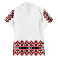 Ukraine Folk Pattern Family Matching Puletasi Dress and Hawaiian Shirt Ukrainian Traditional Version - Wonder Print Shop
