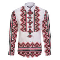 Ukraine Folk Pattern Family Matching Puletasi Dress and Hawaiian Shirt Ukrainian Traditional Version - Wonder Print Shop