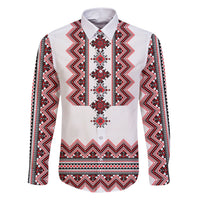 Ukraine Folk Pattern Family Matching Short Sleeve Bodycon Dress and Hawaiian Shirt Ukrainian Traditional Version - Wonder Print Shop