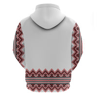 Ukraine Folk Pattern Hoodie Ukrainian Traditional Version - Wonder Print Shop