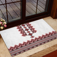 Ukraine Folk Pattern Rubber Doormat Ukrainian Traditional Version - Wonder Print Shop