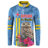Aruba ta Bonita Button Sweatshirt Aruba Shoco Tropical Vibe - Wonder Print Shop