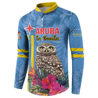Aruba ta Bonita Button Sweatshirt Aruba Shoco Tropical Vibe - Wonder Print Shop