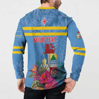 Aruba ta Bonita Button Sweatshirt Aruba Shoco Tropical Vibe - Wonder Print Shop