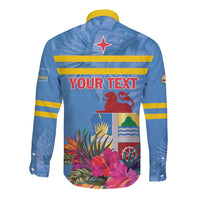 Aruba ta Bonita Long Sleeve Button Shirt Aruba Shoco Tropical Vibe - Wonder Print Shop