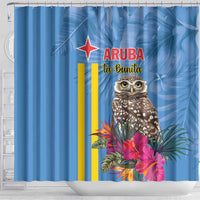 Aruba ta Bonita Shower Curtain Aruba Shoco Tropical Vibe