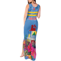 Aruba ta Bonita Tank Maxi Dress Aruba Shoco Tropical Vibe - Wonder Print Shop