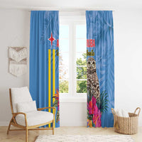 Aruba ta Bonita Window Curtain Aruba Shoco Tropical Vibe - Wonder Print Shop