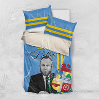 Feliz Dia di Betico Bedding Set Aruba Flag Style - Wonder Print Shop