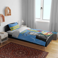 Feliz Dia di Betico Bedding Set Aruba Flag Style - Wonder Print Shop