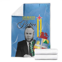 Feliz Dia di Betico Blanket Aruba Flag Style