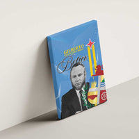 Feliz Dia di Betico Canvas Wall Art Aruba Flag Style - Wonder Print Shop