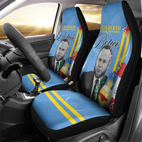 Feliz Dia di Betico Car Seat Cover Aruba Flag Style - Wonder Print Shop