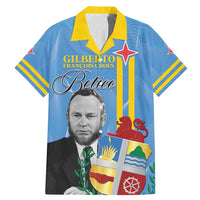 Feliz Dia di Betico Family Matching Mermaid Dress and Hawaiian Shirt Aruba Flag Style - Wonder Print Shop