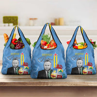 Feliz Dia di Betico Grocery Bag Aruba Flag Style