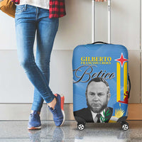 Feliz Dia di Betico Luggage Cover Aruba Flag Style - Wonder Print Shop