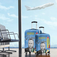 Feliz Dia di Betico Luggage Cover Aruba Flag Style - Wonder Print Shop