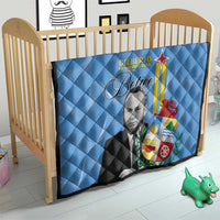 Feliz Dia di Betico Quilt Aruba Flag Style - Wonder Print Shop