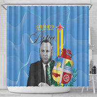Feliz Dia di Betico Shower Curtain Aruba Flag Style