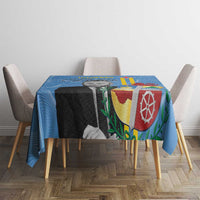 Feliz Dia di Betico Tablecloth Aruba Flag Style - Wonder Print Shop