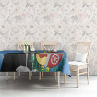 Feliz Dia di Betico Tablecloth Aruba Flag Style - Wonder Print Shop