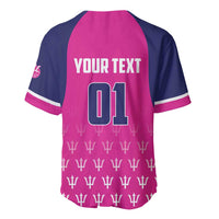 Custom Barbados Royals Cricket Baseball Jersey Back to Back Champions - Wonder Print Shop